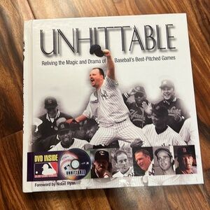 Baseball Book: UNHITTABLE: Baseball's Best Pitched Games Book/DVD